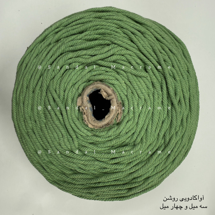 نخ مکرومه -اواکادویی روشن- اعلا